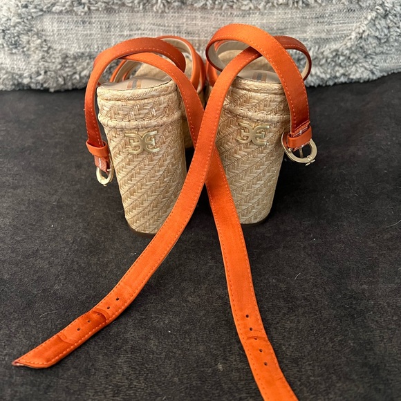 Sam Edelman Tibby Sandals Orange size 9 - Picture 5 of 7